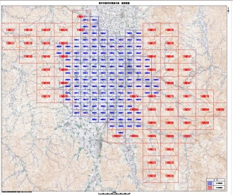 地図：都市計画基本図　図郭割図