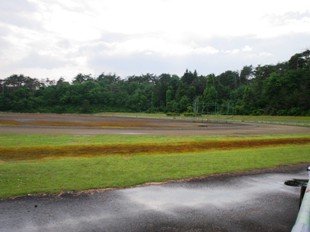 写真：雄物川陸上競技場