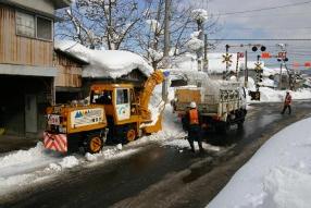 写真：除雪車