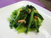 小松菜のオイル蒸し写真