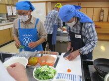 調理実習の様子