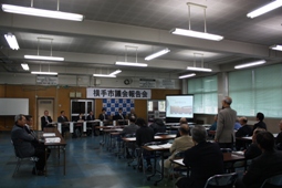 写真:十文字会場