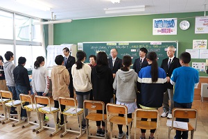 写真：植田小学校ゲストティーチャー1