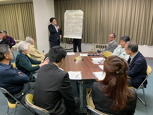 写真：大森・白山会場の様子