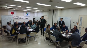 写真:阿気・田根森会場の様子