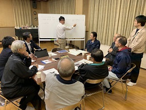写真:館合会場の様子