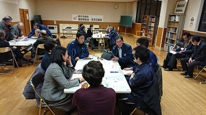 写真:里見会場の様子