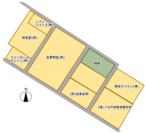 写真：八萩工業団地