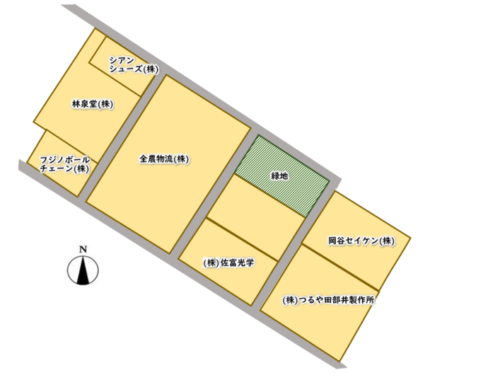 写真:八萩工業団地