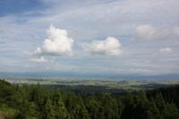 写真：三ツ森山林道展望所からの眺め