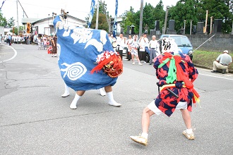 写真:沼館八幡神社例祭の様子