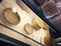 写真:県立博物館出張展「秋田編組細工展」