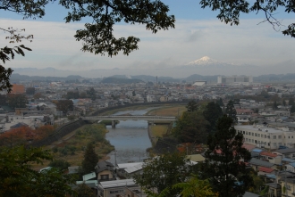 写真:横手公園からの眺め