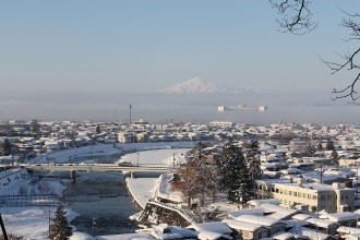 写真:横手公園からの眺め