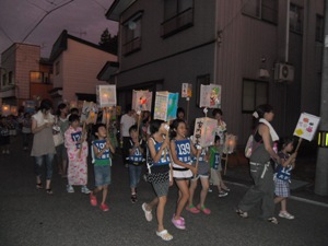 写真:田楽灯ろうコンクール