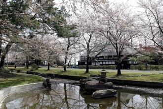 写真：民家苑木戸五郎兵衛村（雄物川）