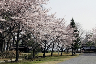 写真：民家苑木戸五郎兵衛村（雄物川）