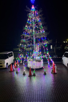 2025年ゆとりおん大雄前のイルミネーション