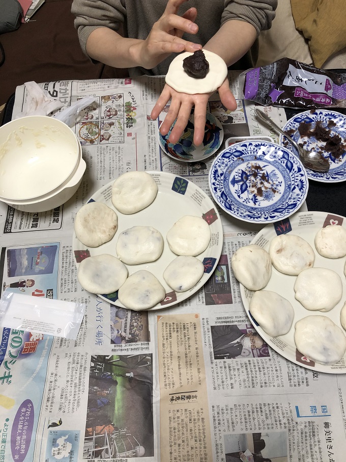 写真：病焼きの焼きもち