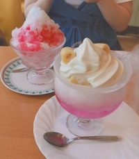 写真:小松屋本店のソフトクレープ