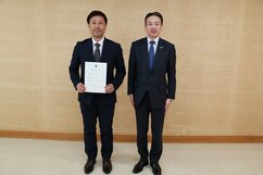 小原さん、市長と