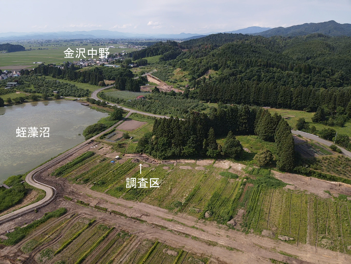 遺跡空撮写真