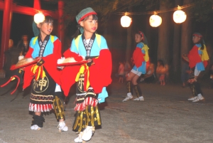 写真：深間内神楽の早鳥舞