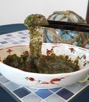 画像　粉末とろろ昆布とねぎ