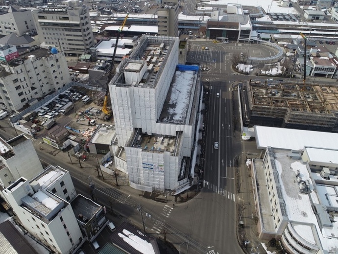 駅前工事写真