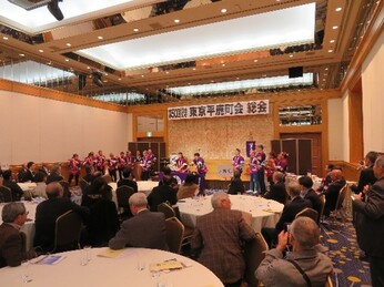 東京平鹿町会総会の様子