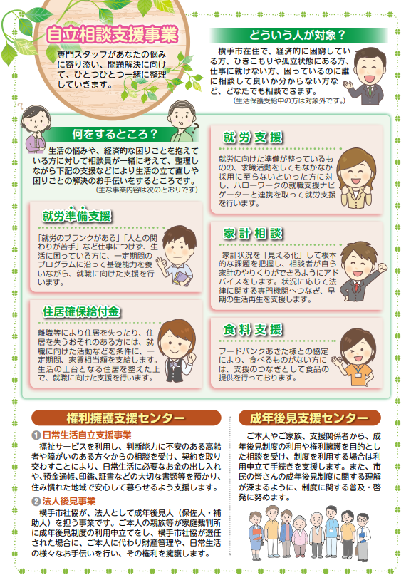 ふくしの窓口（裏）