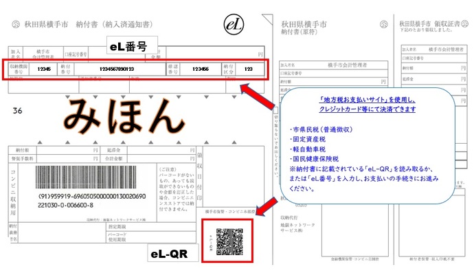 納付書(クレジット払い)