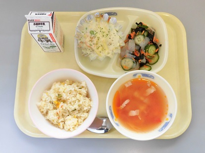 3月17日の給食の写真1