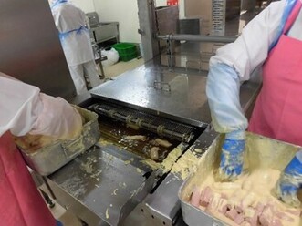 魚肉ソーセージの衣あげ