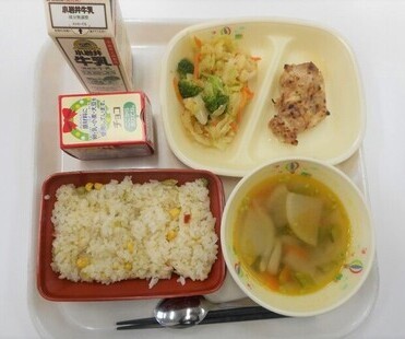 12月25日の給食