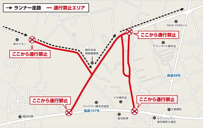 交通規制のお知らせ