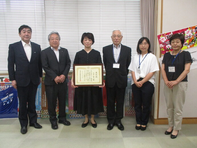 贈呈の様子