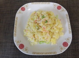 レンジでお手軽チャーハン