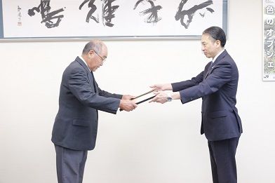市長と対談