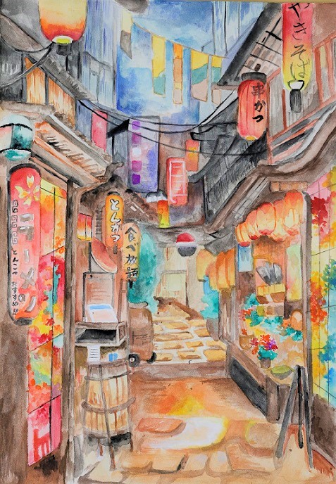 絵画作品中学生の部市長賞