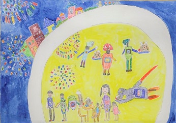 絵画作品小学校低学年の部佳作05