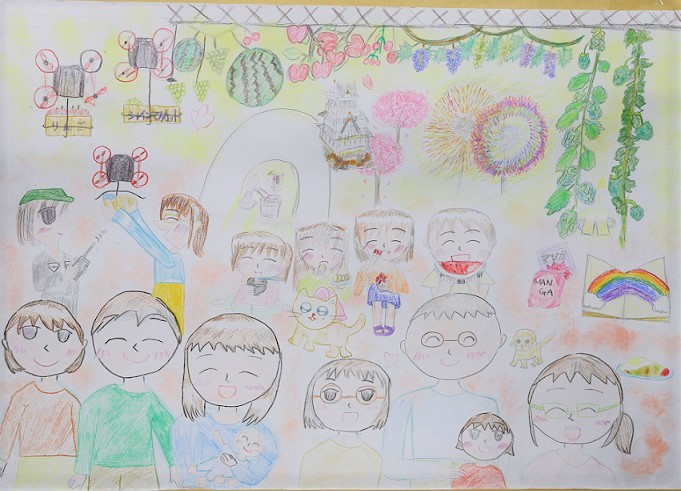 絵画作品小学校低学年の部市長賞