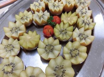 キウイフルーツ飾り切り