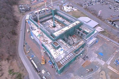 横手体育館建設状況