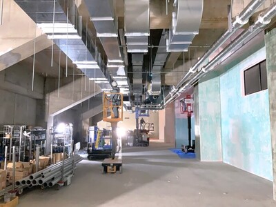 横手体育館建設状況