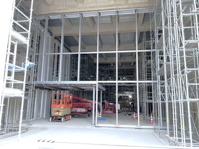 横手体育館建設状況