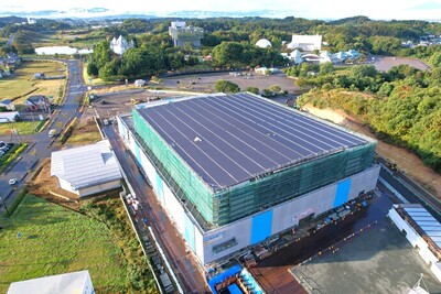 横手体育館建設状況