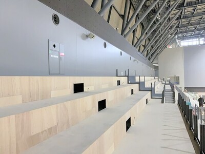 横手体育館建設状況