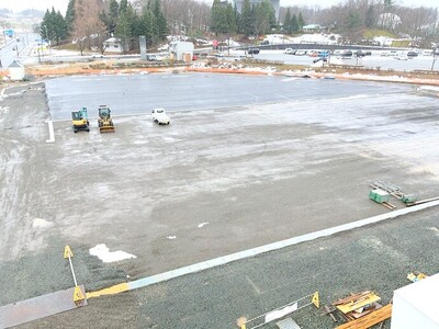 横手体育館建設状況