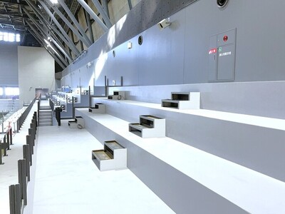 横手体育館建設状況